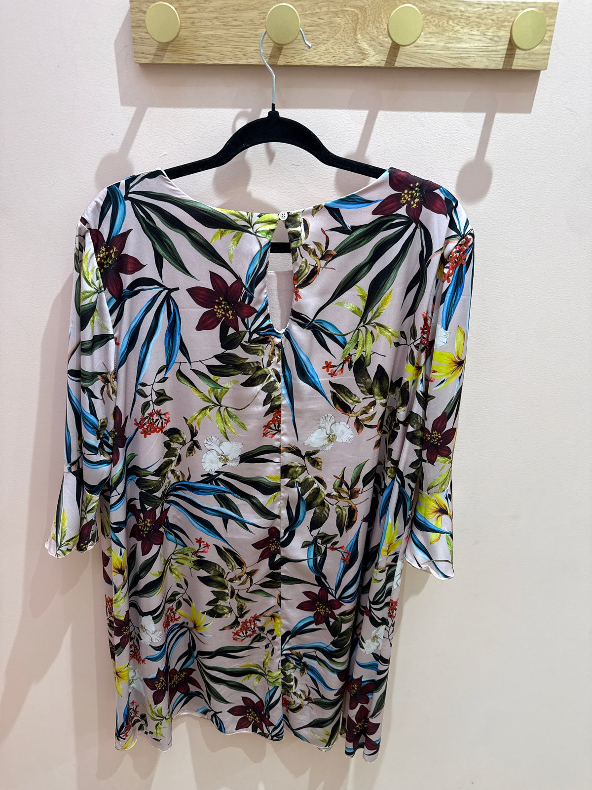 Robe La Fée Maraboutée rose et bleue T.46