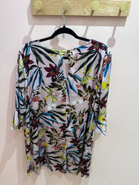 Robe La Fée Maraboutée rose et bleue T.46