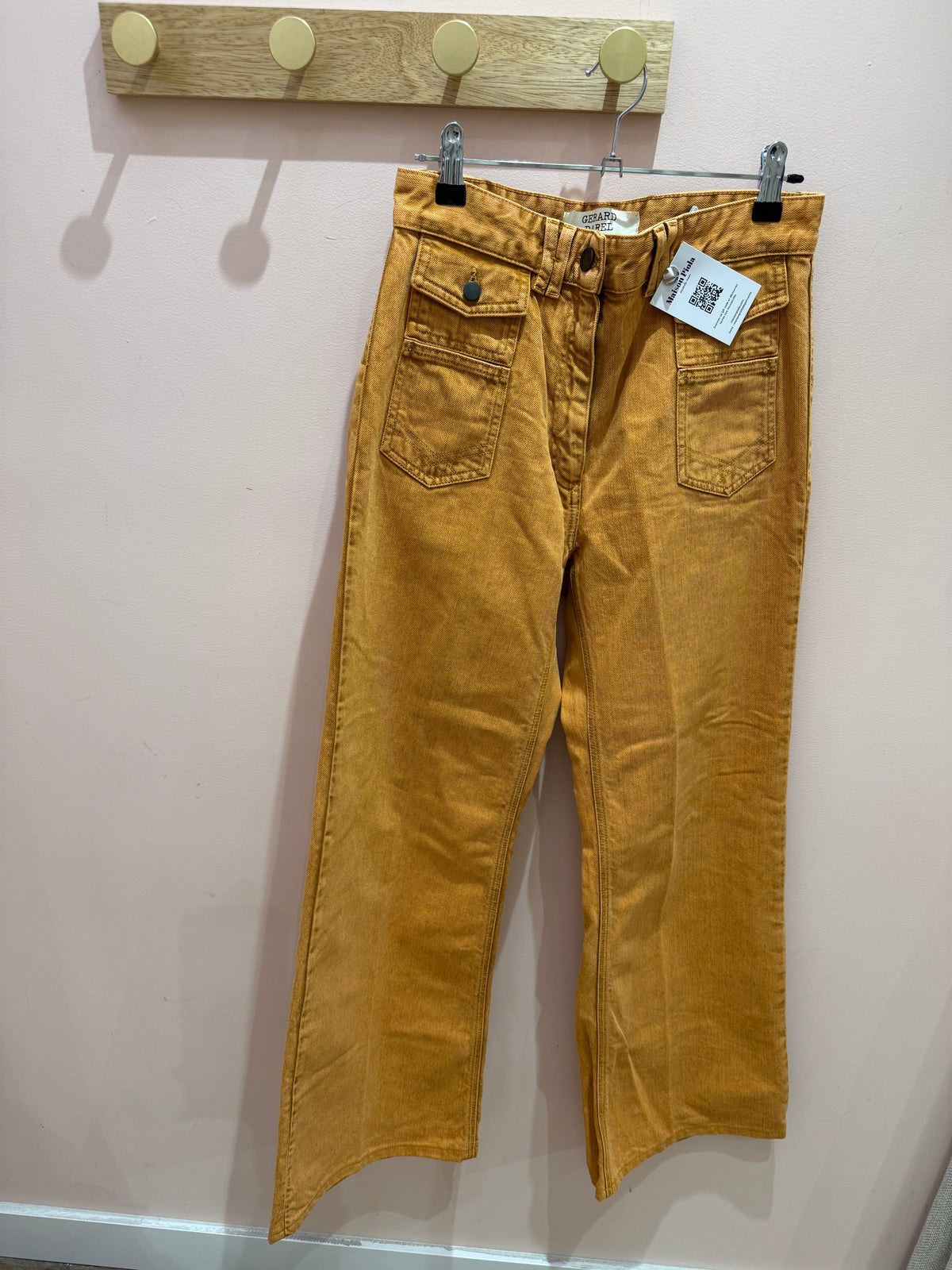 Jean orange Gérard Darel t.36