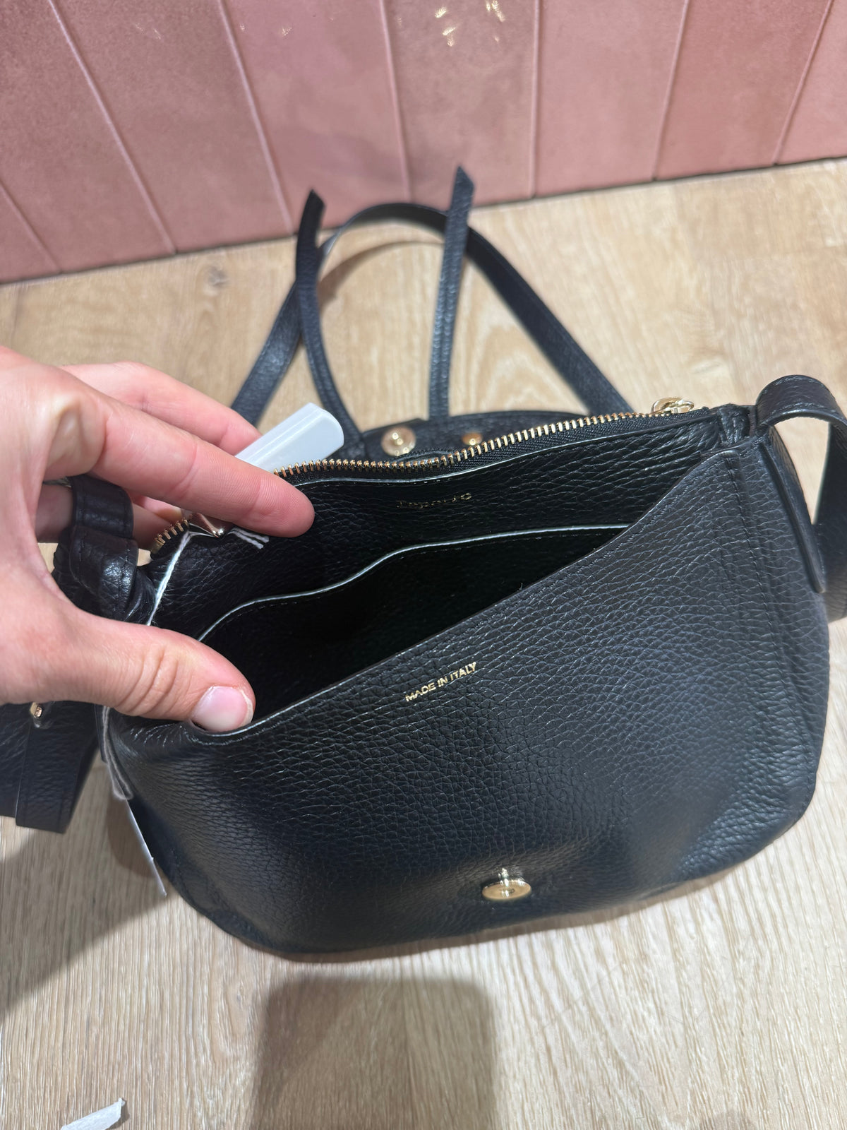 Repetto Sac noir cuir 23/07