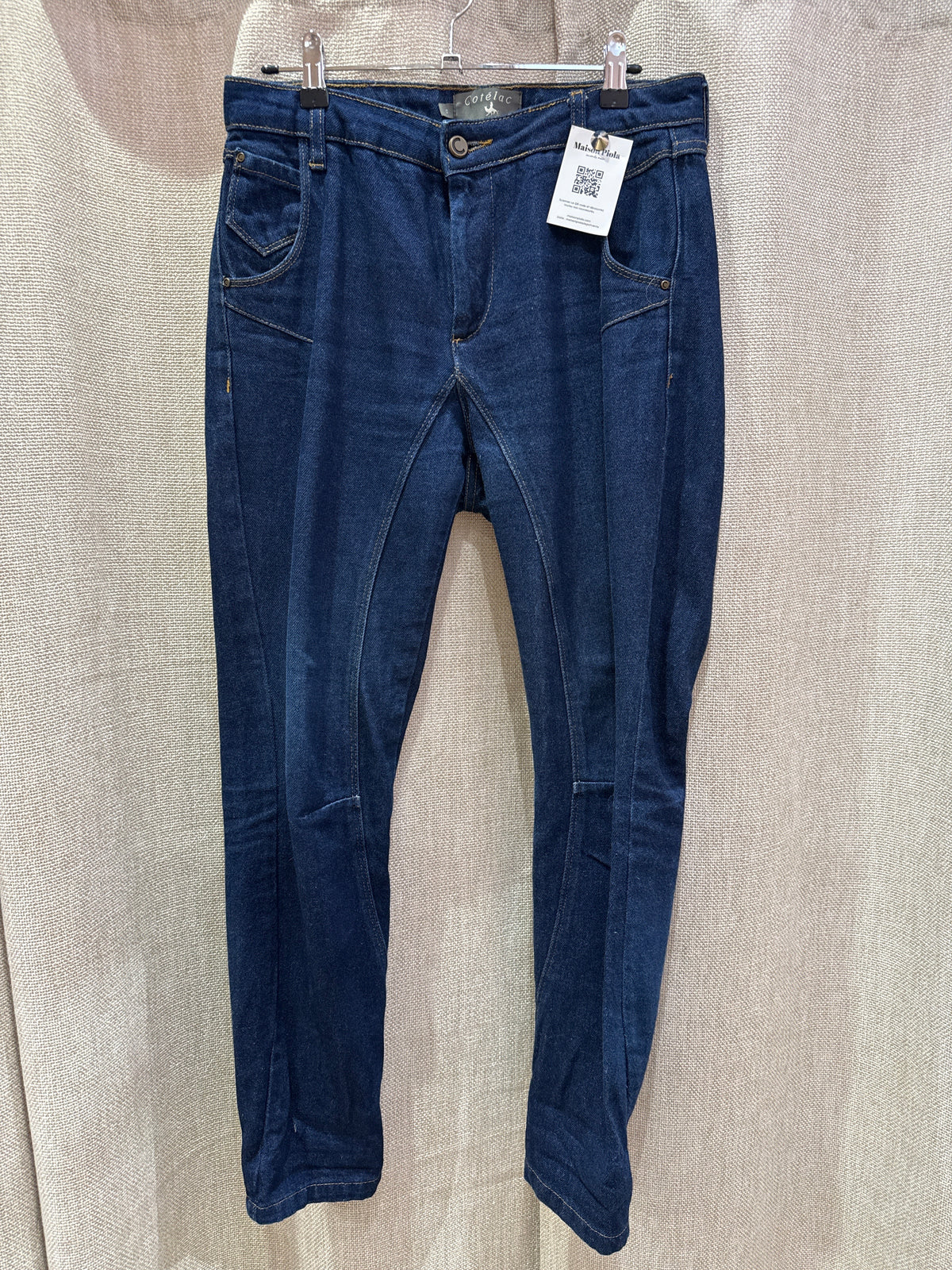 Jean Cotélac bleu brut taille XS