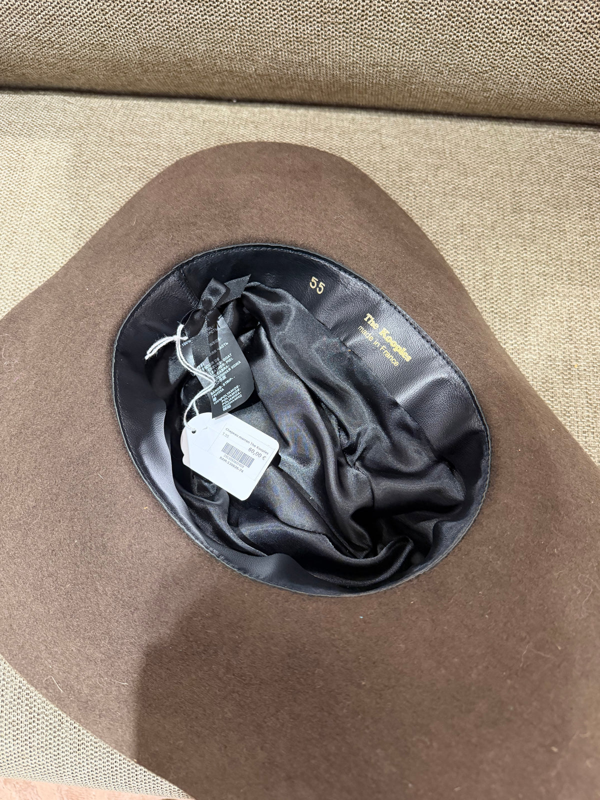 Chapeau marron The Kooples - T.55 30/09