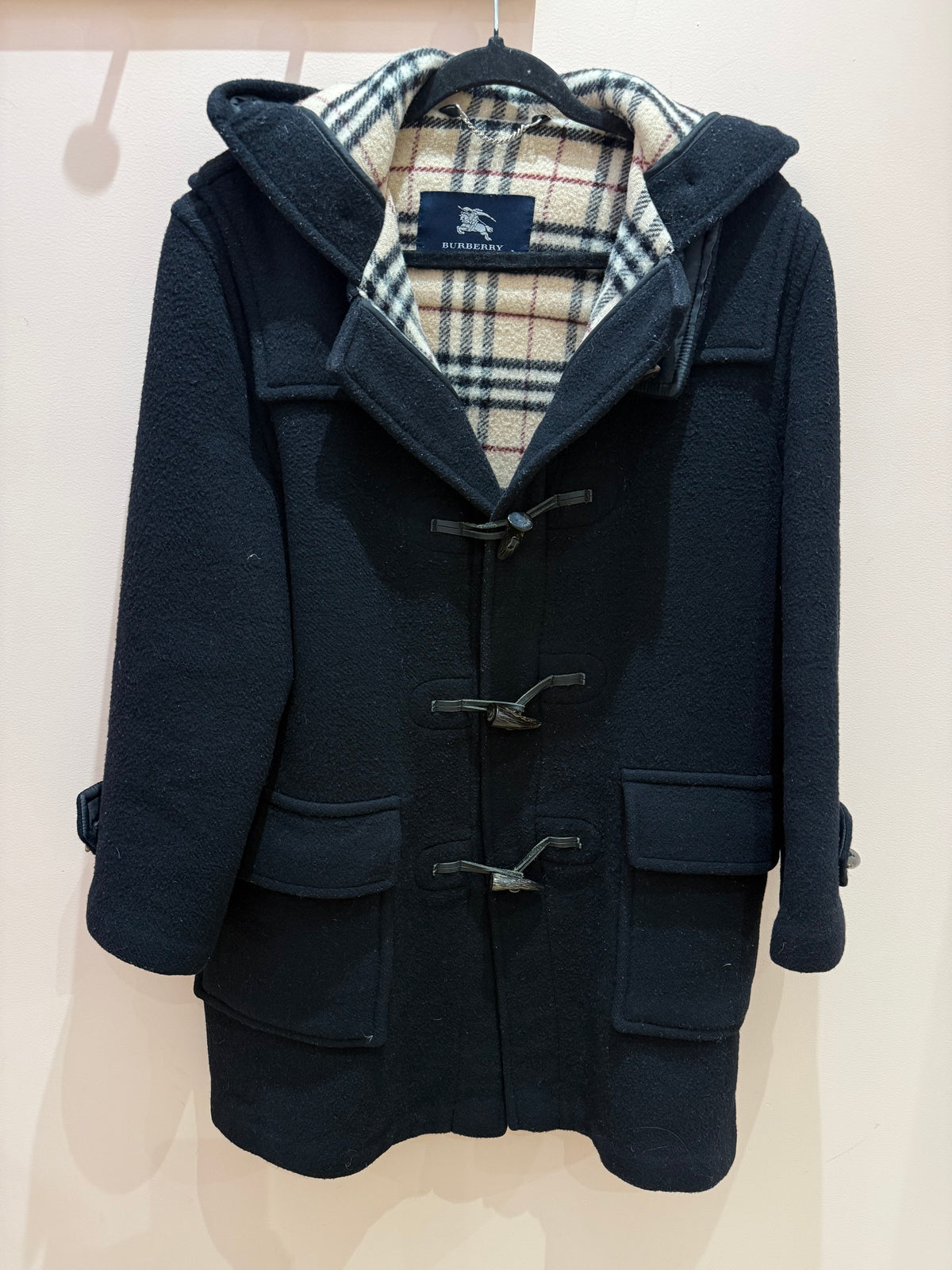 Manteau noir Burberry T.42