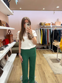 Sézane Pantalon Vert T.36 12/07