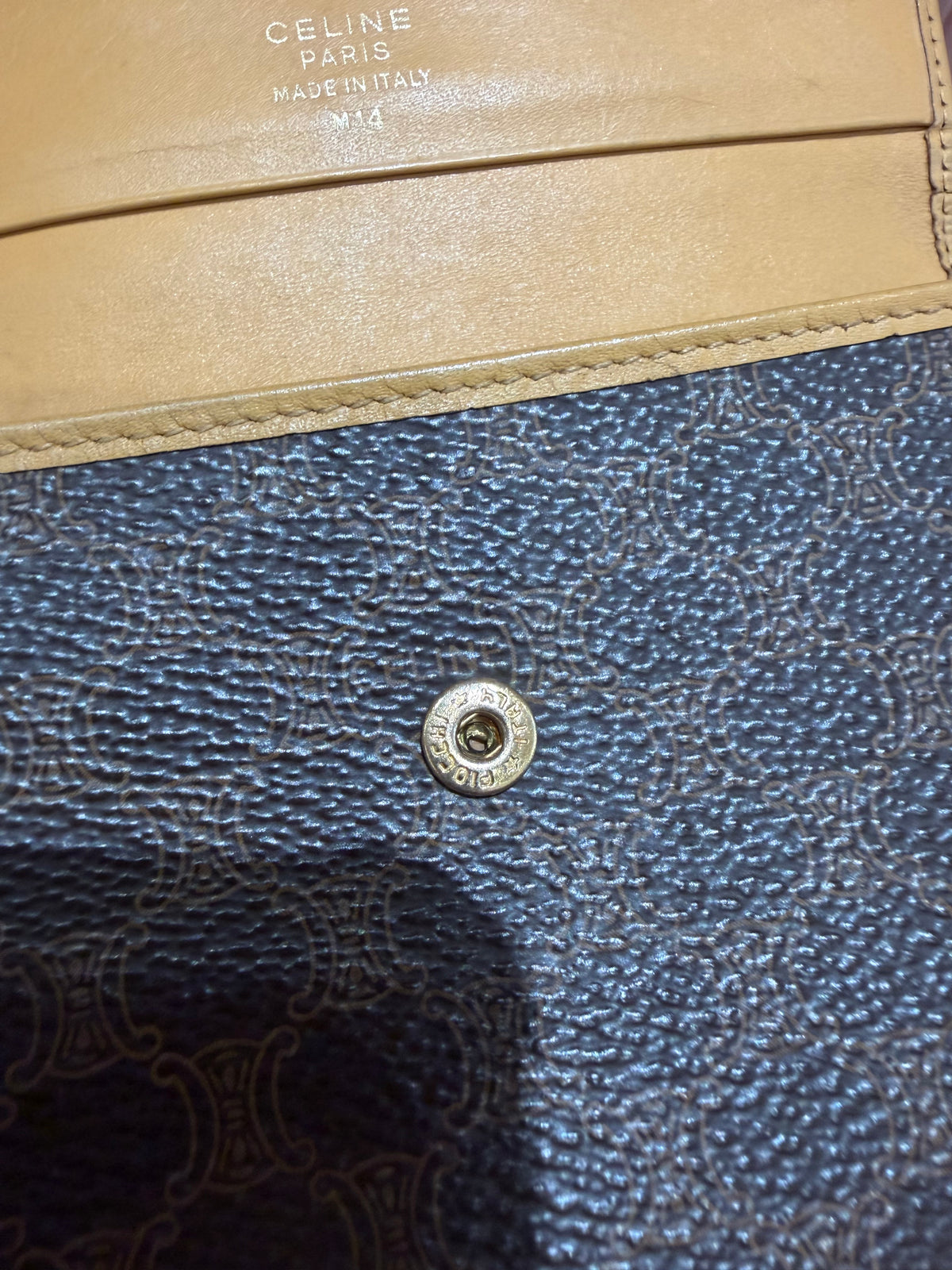 Porte-feuille Céline monogramme 08/08