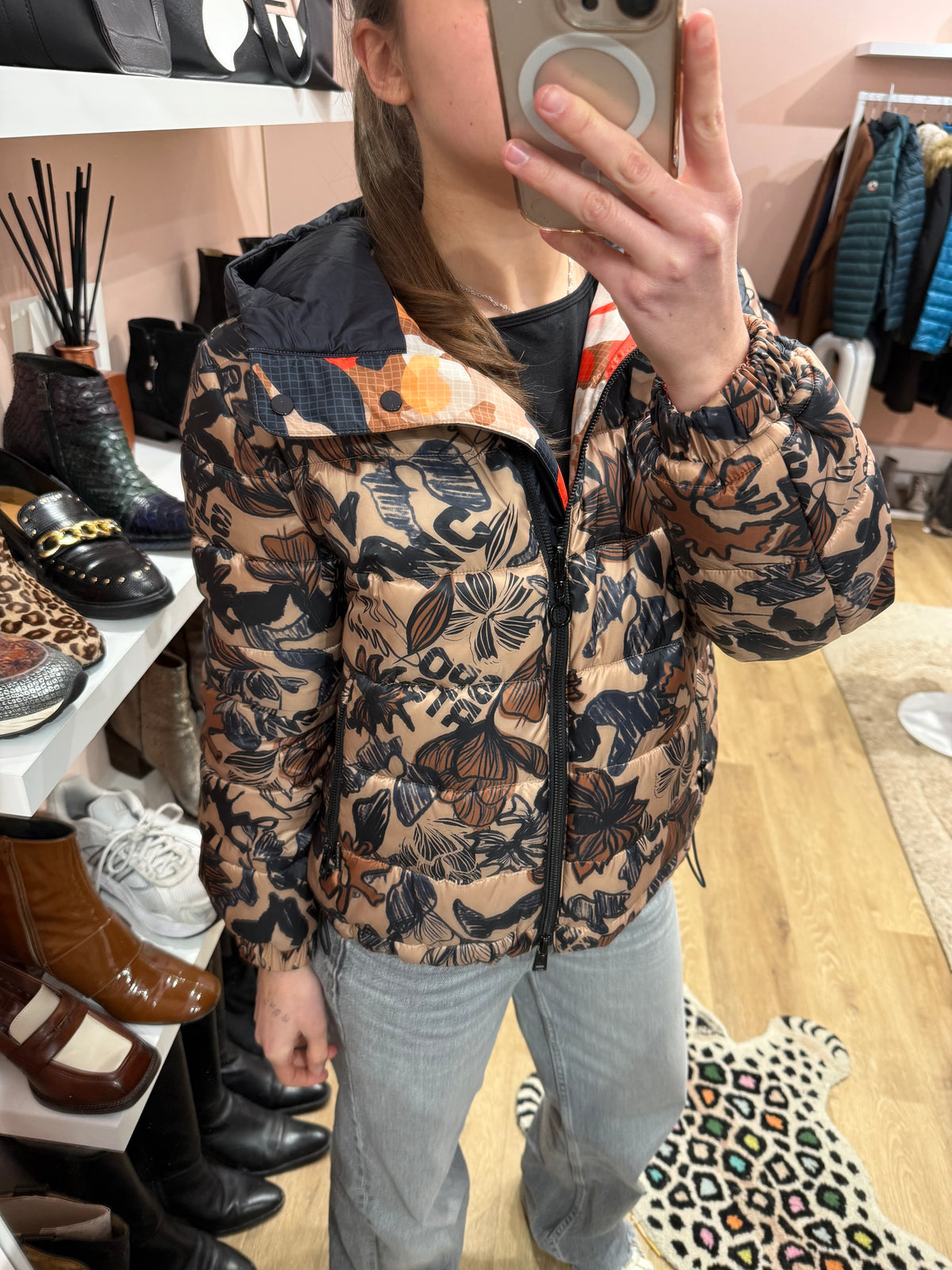 Veste beige et bleu Marc Cain T.S