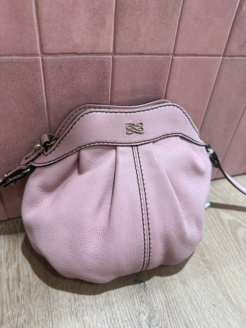 Sac Lancel rose bandoulière vente privée