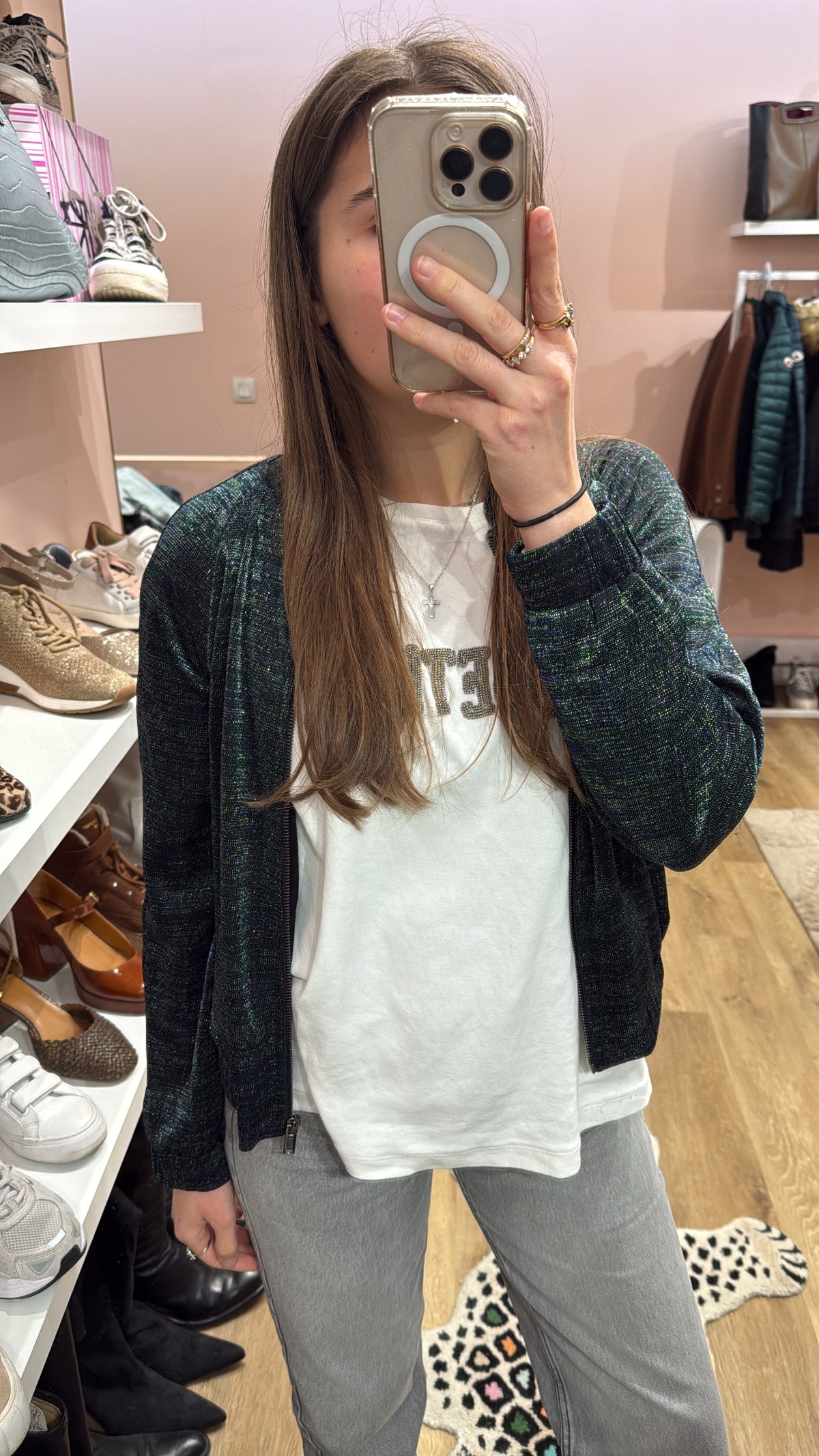 Bomber Vert brillant T.36