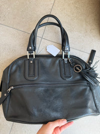 Sac noir Longchamp en cuir 16/08