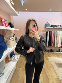 Veste en cuir Isabel marant T.38 31/05