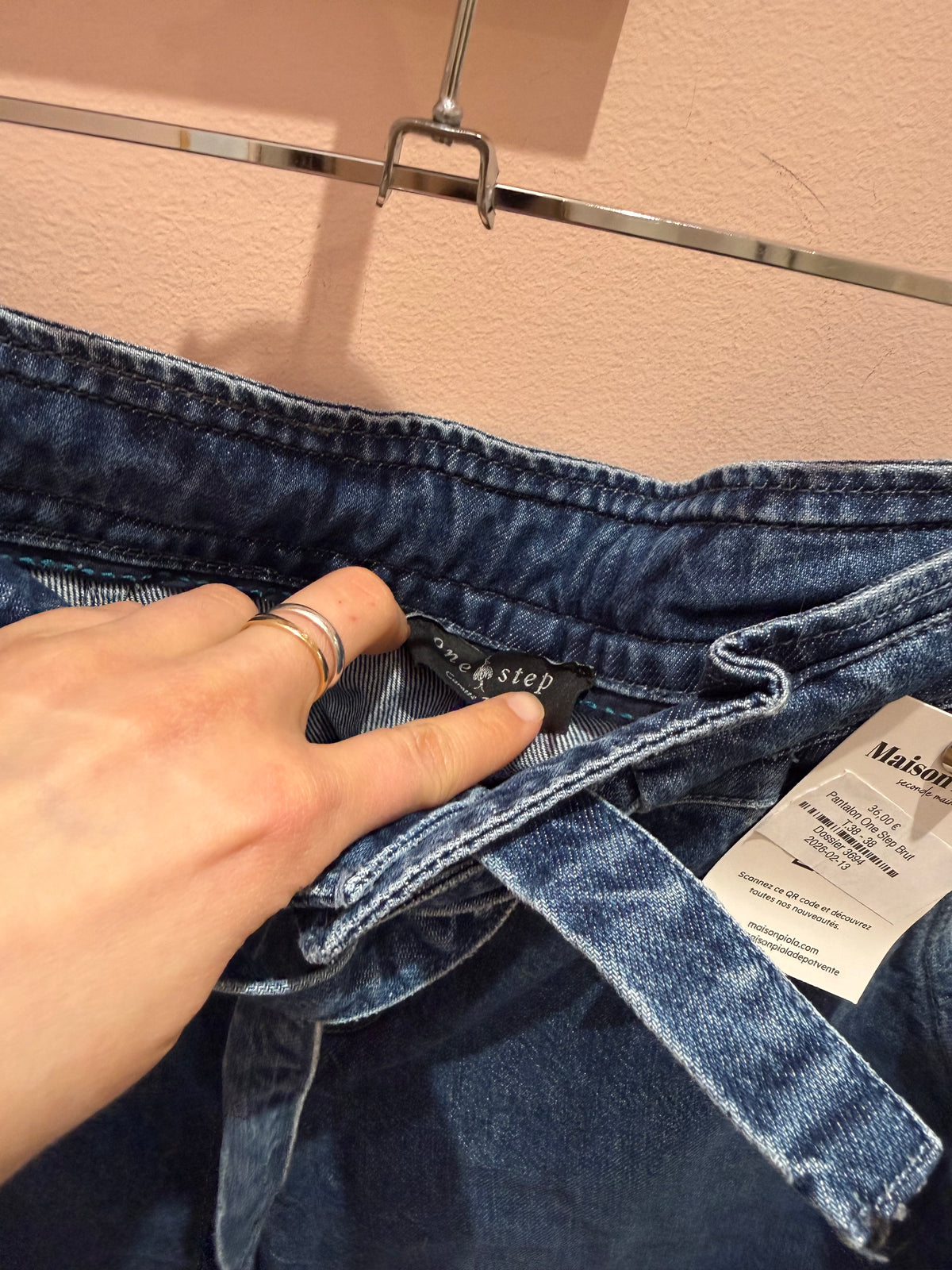 Pantalon One Step Brut T.38