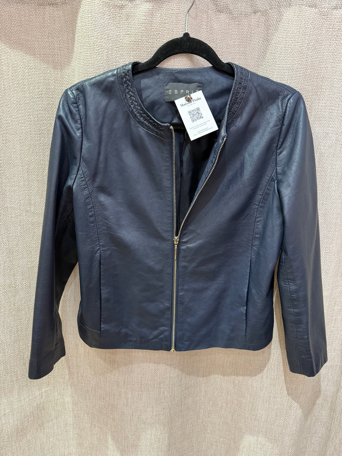 Veste en cuir Esprit T.38/40
