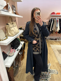 Trench bleu marine Maje T.S/m