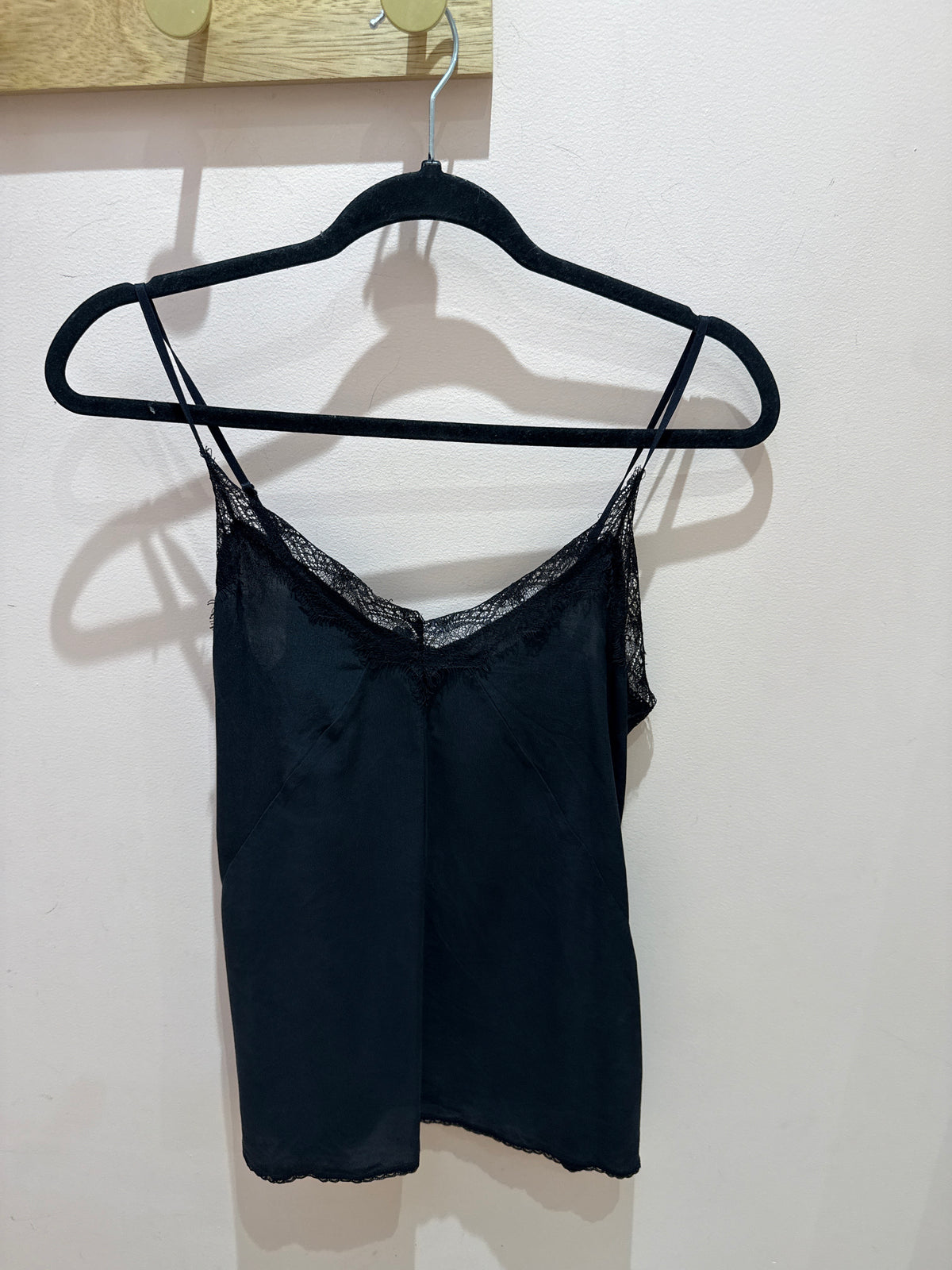 Débardeur Soie noire Set - M