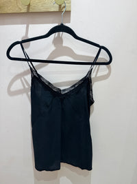 Débardeur Soie noire Set - M
