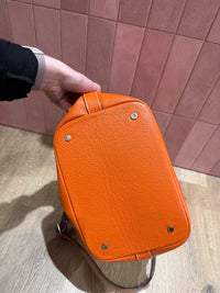 Sac en cuir orange Mac Douglas