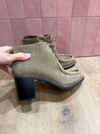 Derbies à talons Kaki Paraboots T.38
