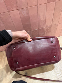 Sac IKKS bordeaux cabas cuir TU