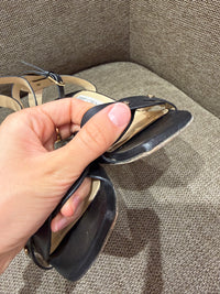 Jimmy Choo - Sandales noires à talons - T.36 1/2 01/09