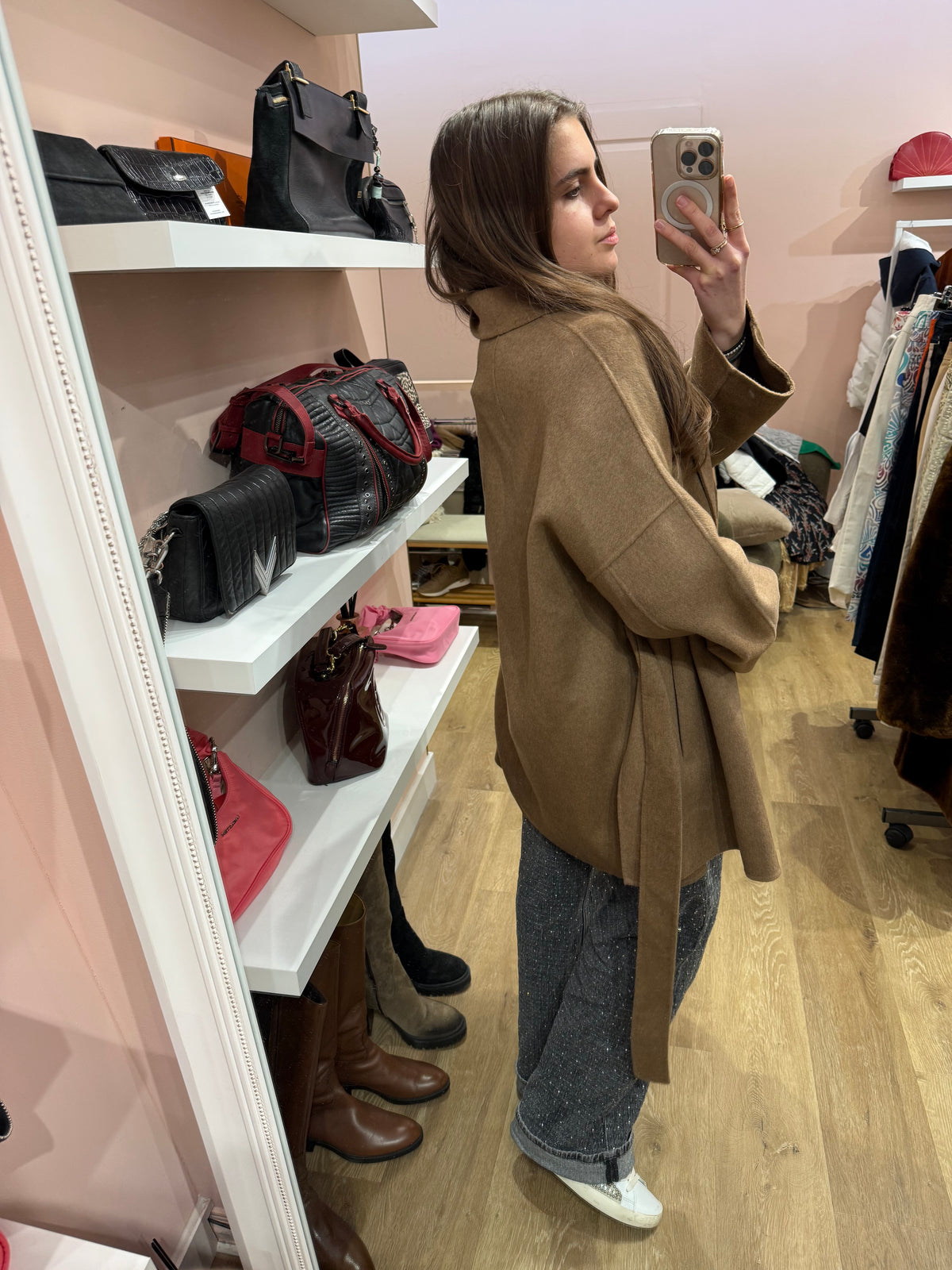 Manteau marron Massimo Dutti Taille TM/L