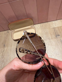 Lunettes marron et beige Longchamp Taille 03/09
