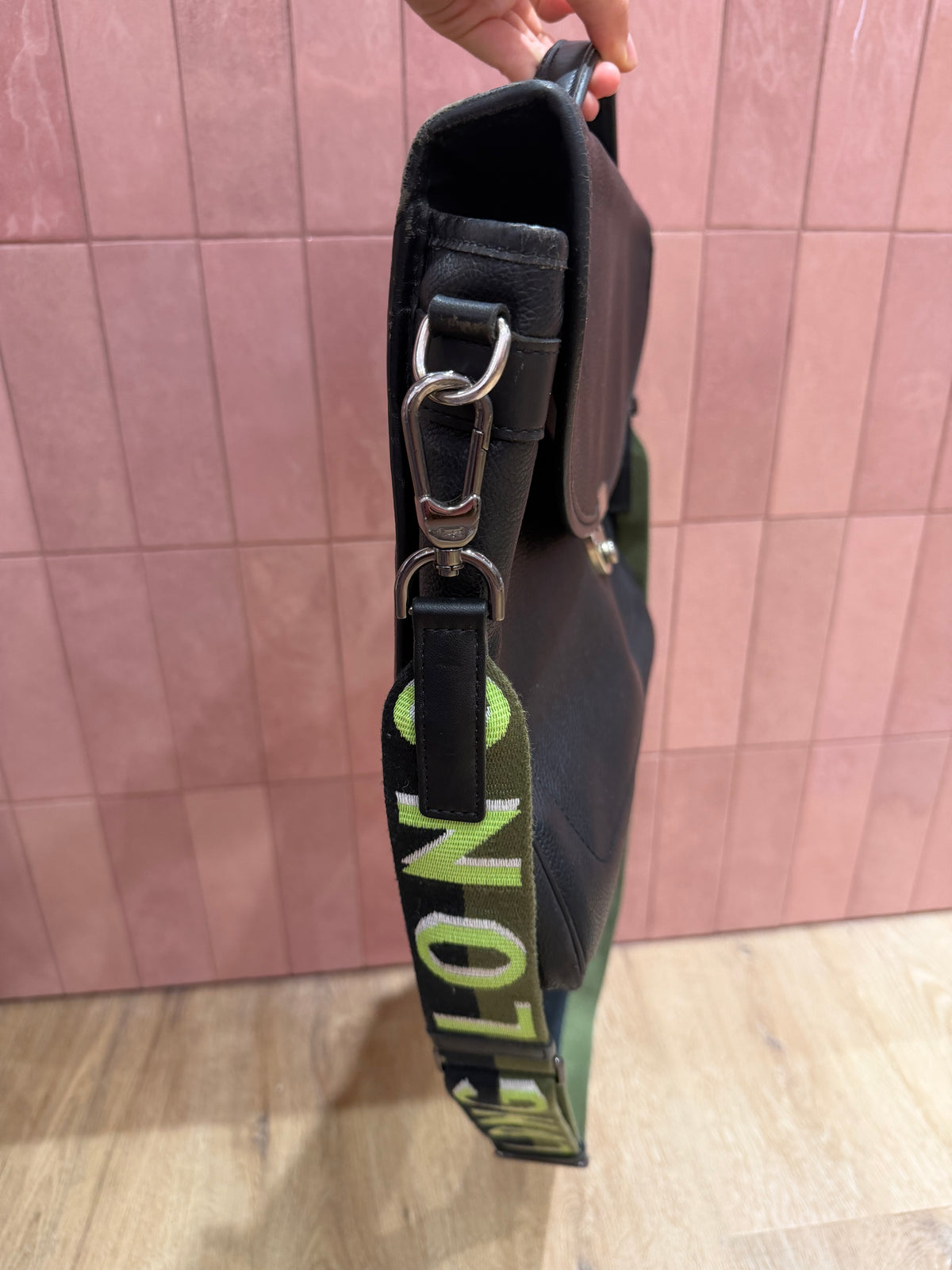 Sac Longchamp 08/08 cuir noir