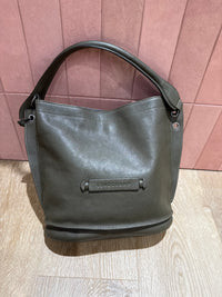 Sac kaki en cuir Longchamp