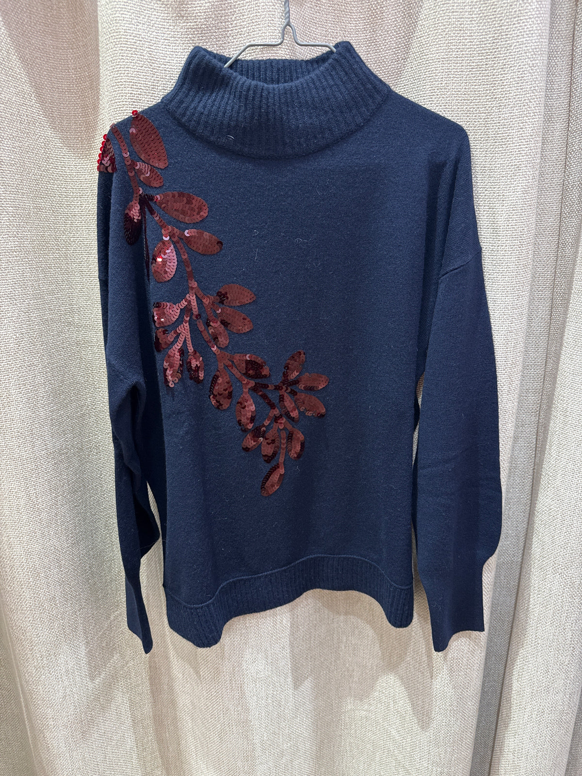 Pull bleu marine Laurel T.M