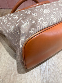 Sac beige et orange Lancel 21/10