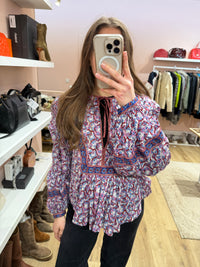Chemise rose bleu Isabel Marant Étoile