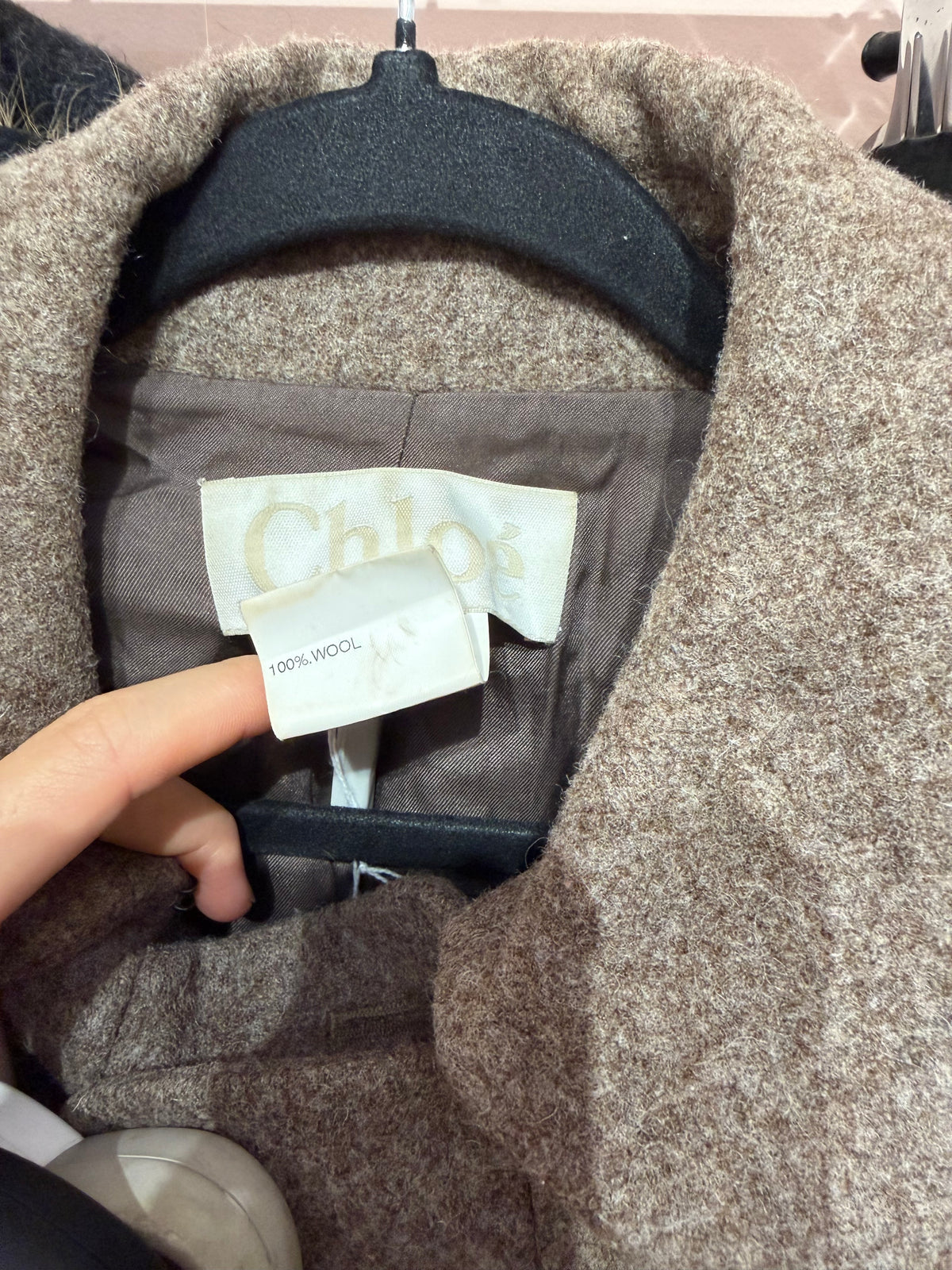 Chloé - Manteau marron - T.38 07/09