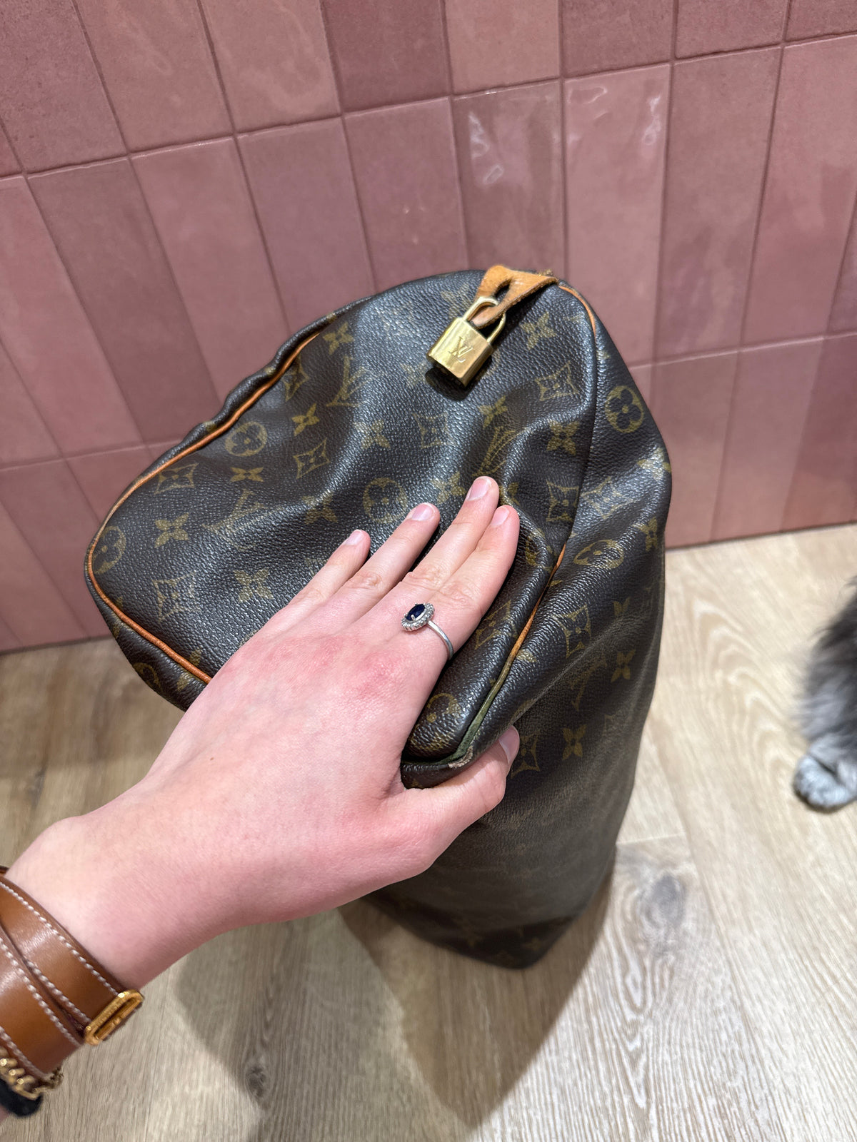 Sac speedy 35 monogramme