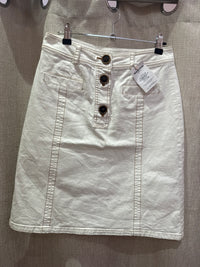 Jupe en jean blanche Claudie Pierlot T.M 08/06