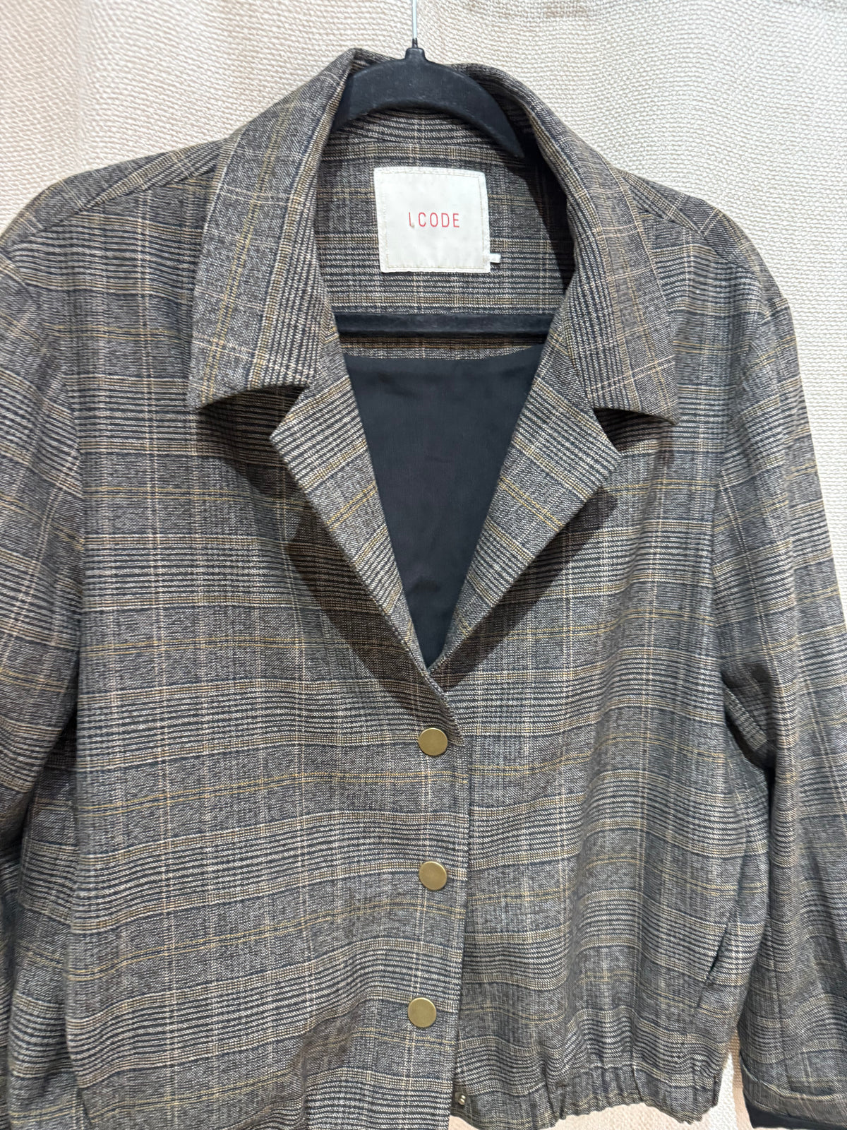Veste I.code T.42 carreaux