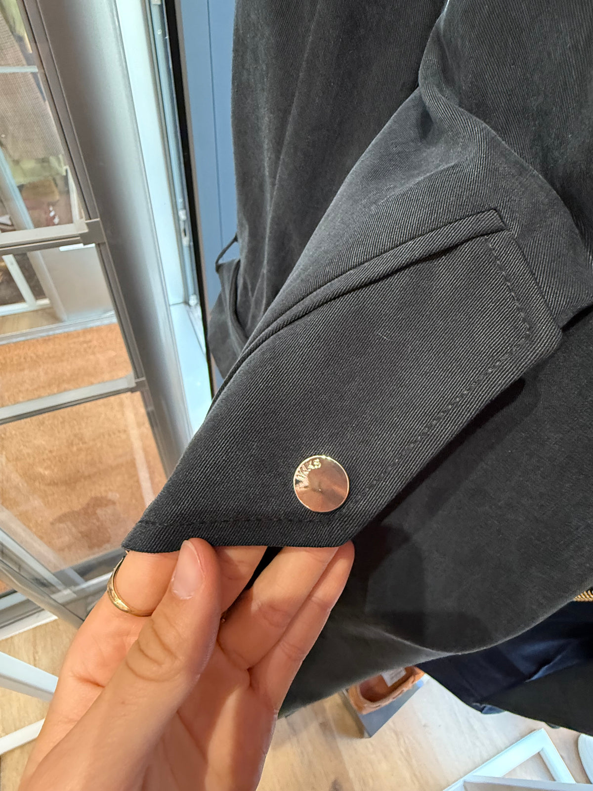 Trench ikks gris taille 40