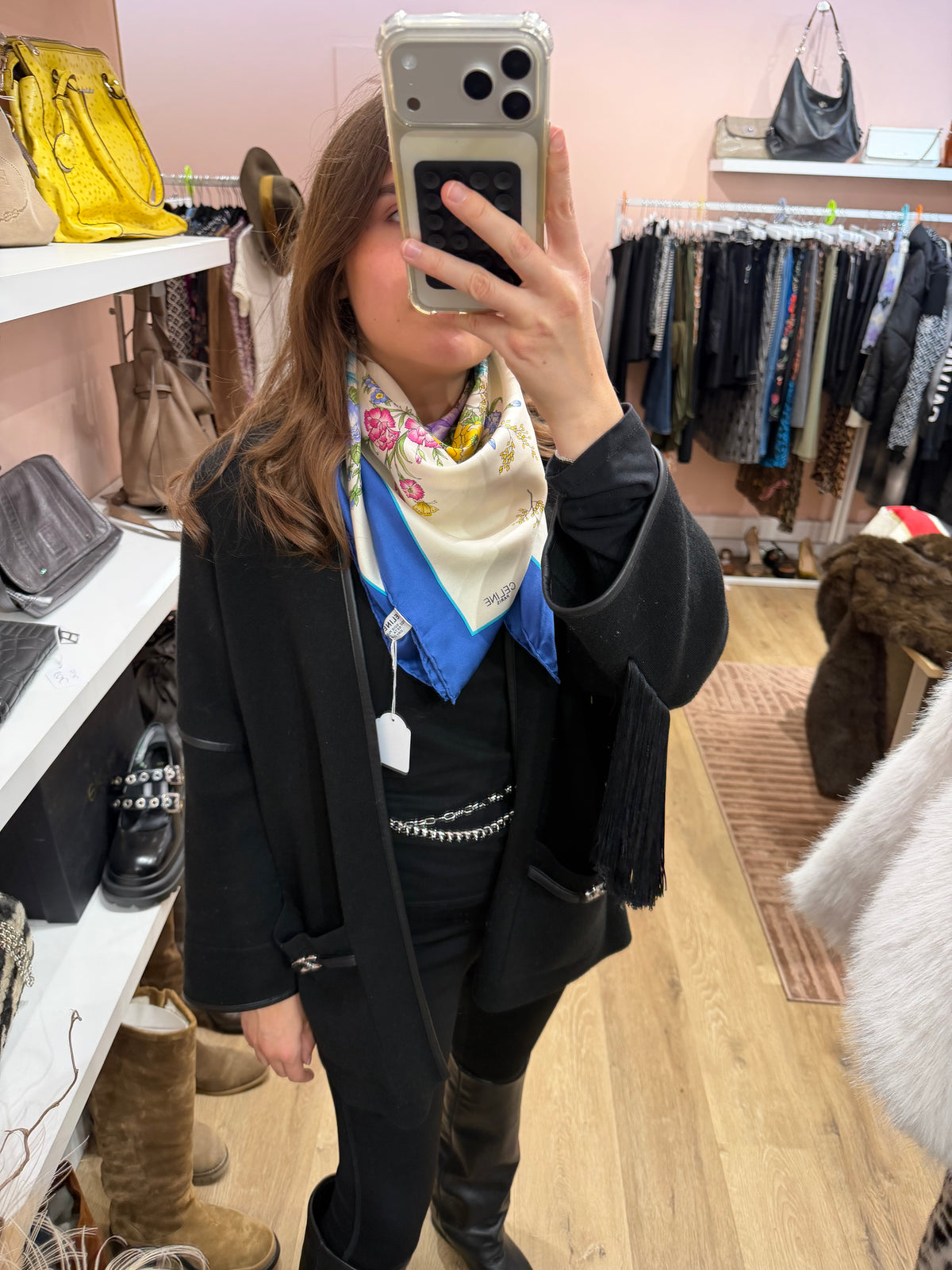 Foulard Céline en soie 17/10