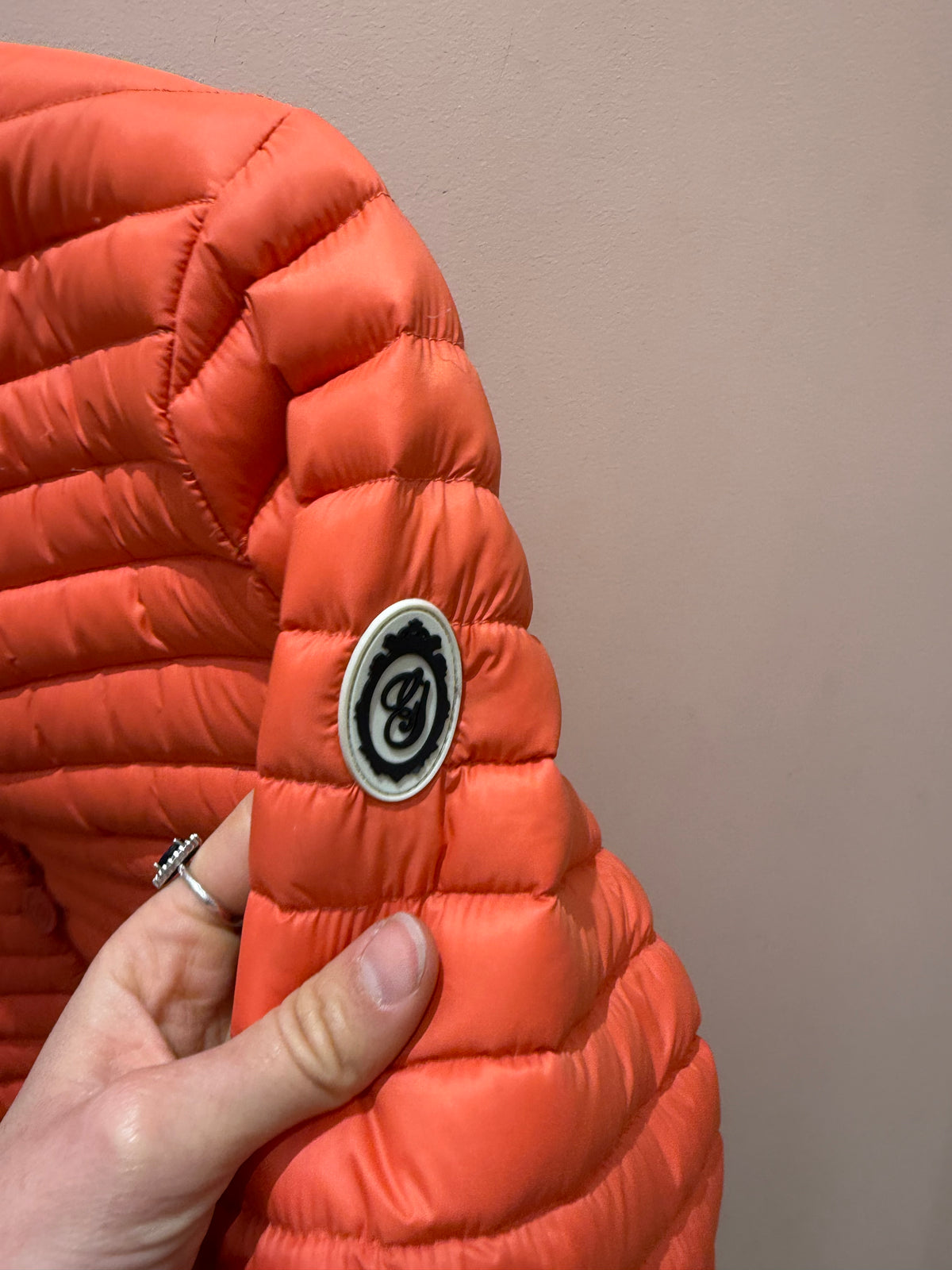 Doudoune Gertrude & Gaston orange T.L