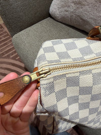 Sac speedy Louis Vuitton 35  18/08 damier azur