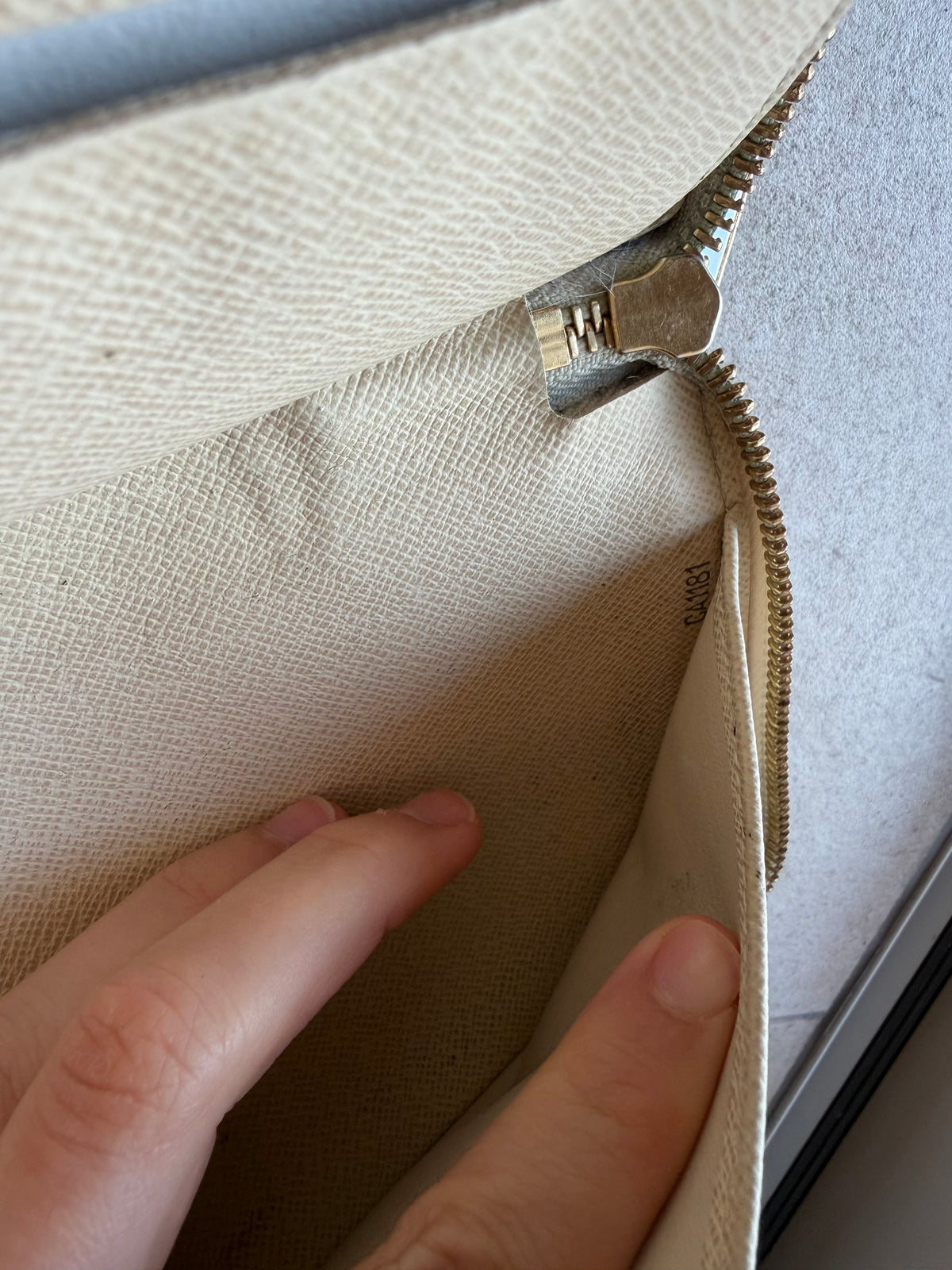 Porte-feuille Louis Vuitton damier azur 13/08