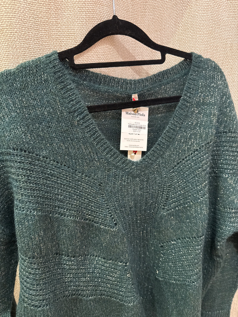 Pull maille Vert I.Code XS/S