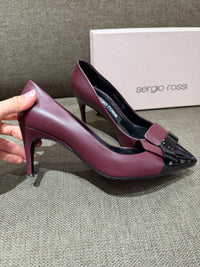 Escarpins noirs Sergio Rossi T.39 01/09