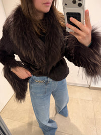 Manteau fourrure giorgio T.38 12/08