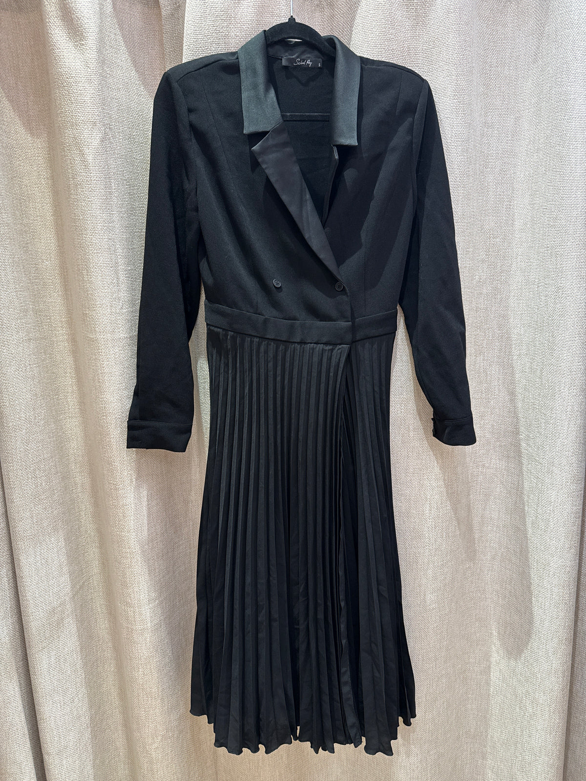 Robe noire plissée School Rag T.S