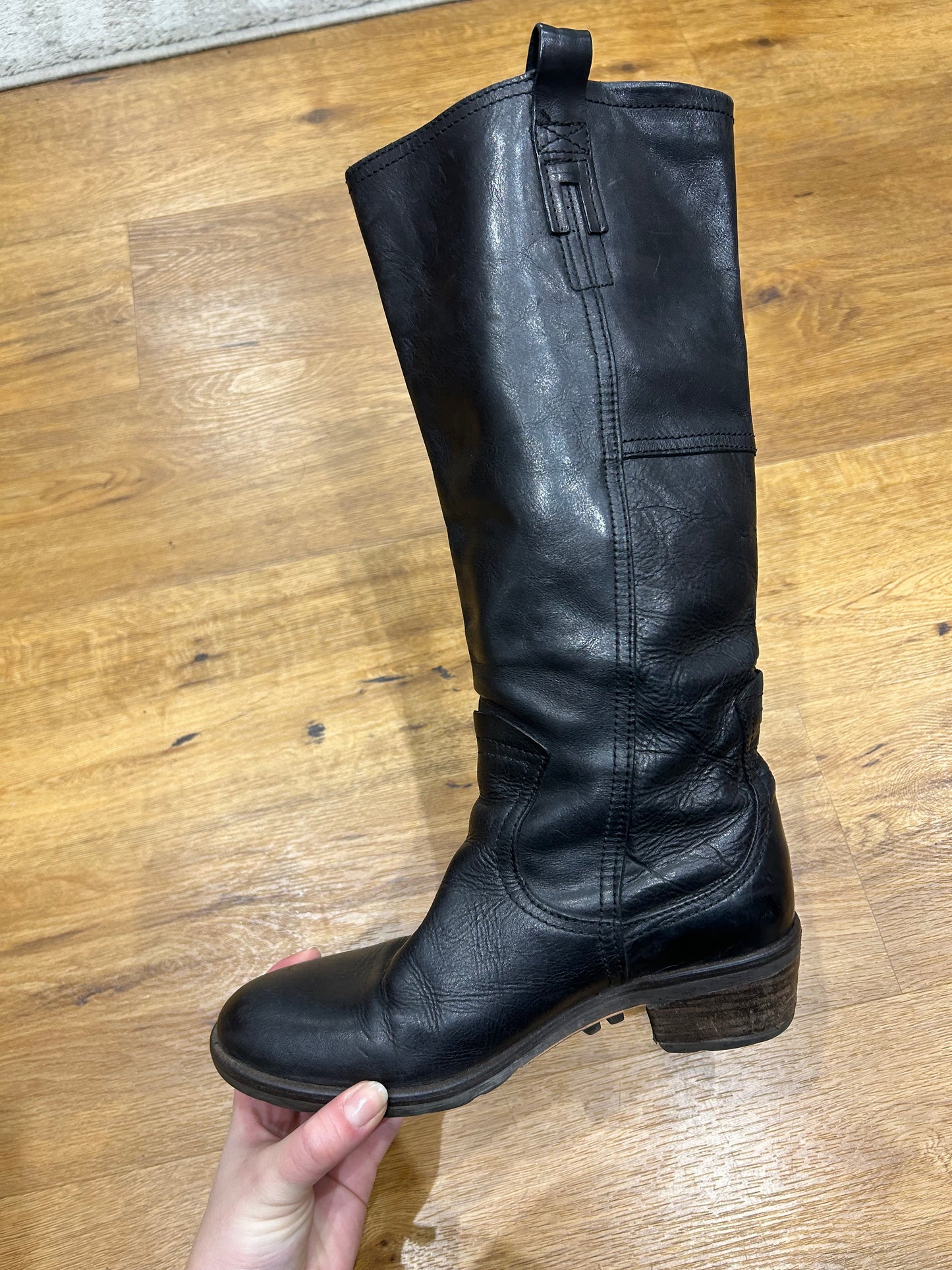 Bottes Palladium en cuir Taille 37