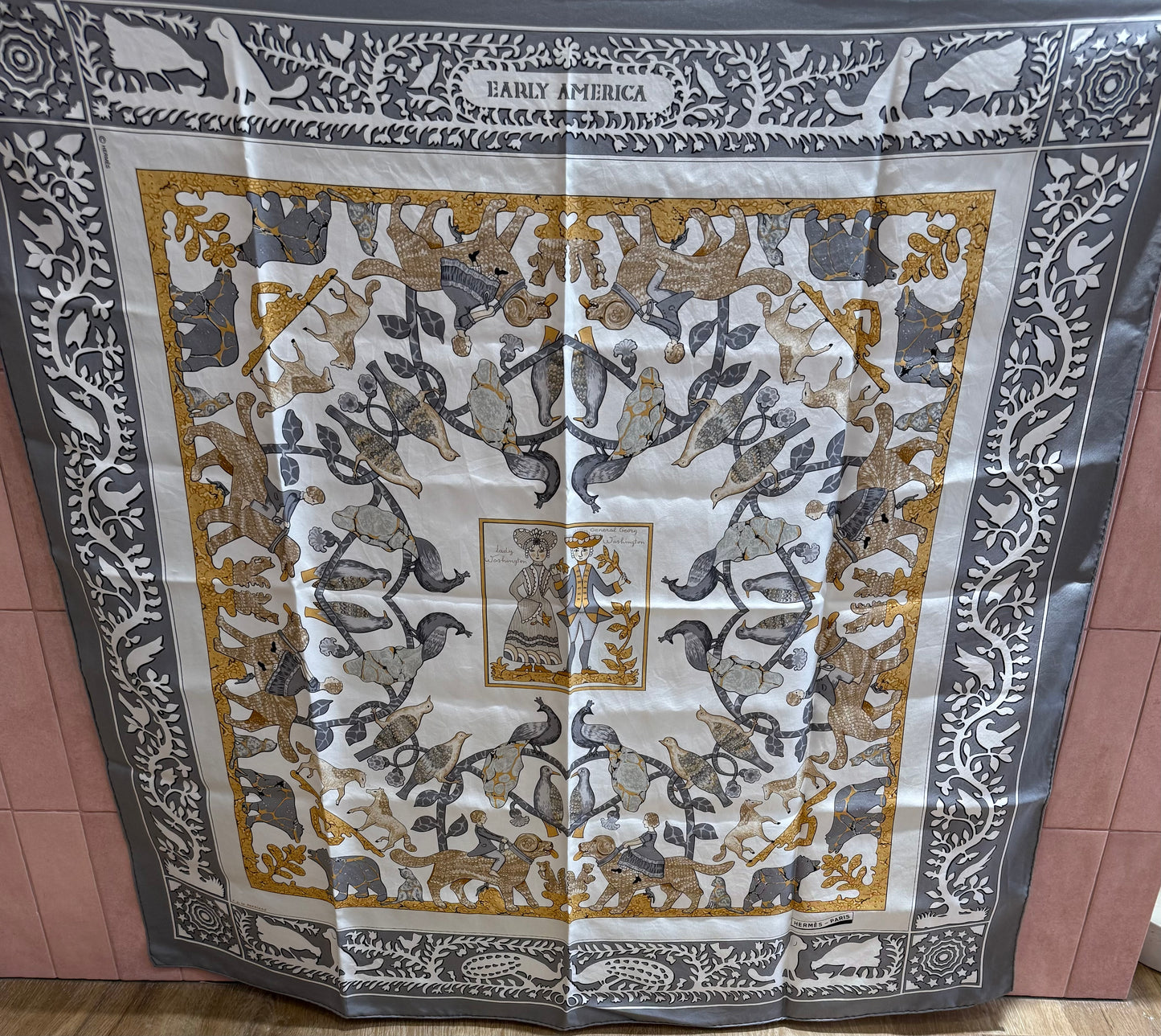 Foulard hermes soie