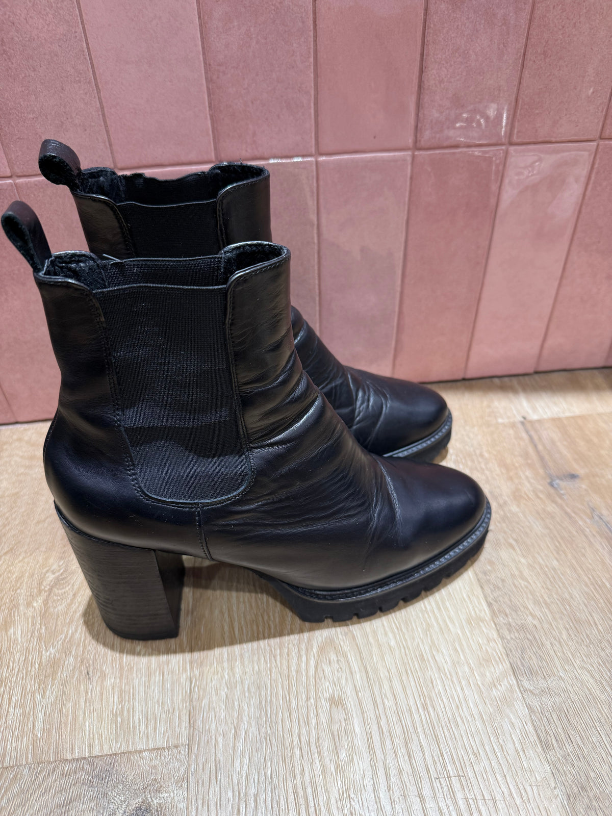 Bottines Noir cuir  T.39