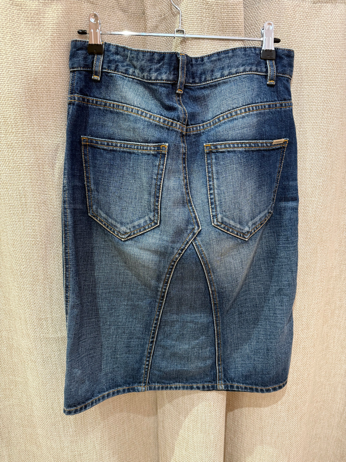 Jupe jean, T.34, Isabel Marant, Bleu