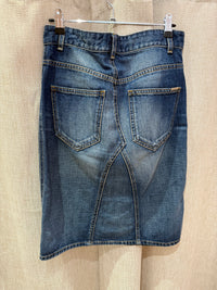 Jupe jean, T.34, Isabel Marant, Bleu
