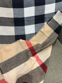 écharpe beige en laine burberry