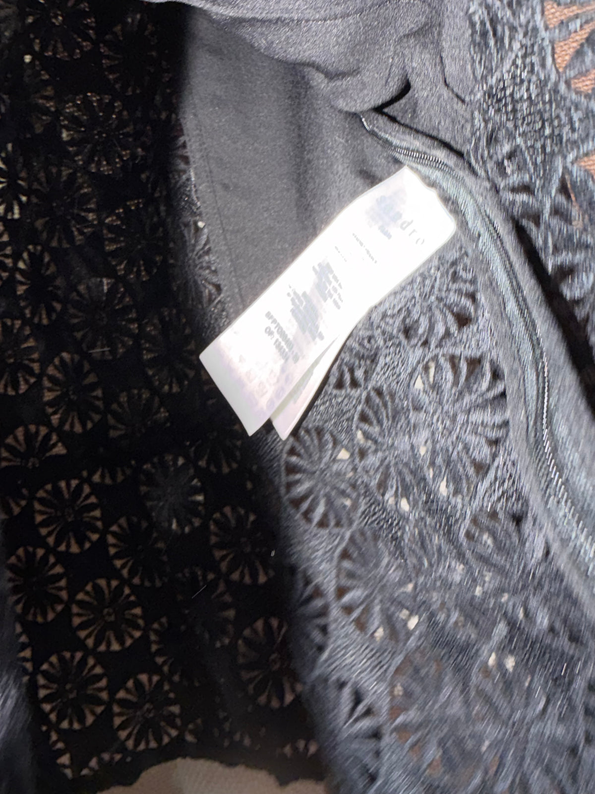 Sandro Top noir dentelle T.M 27/09